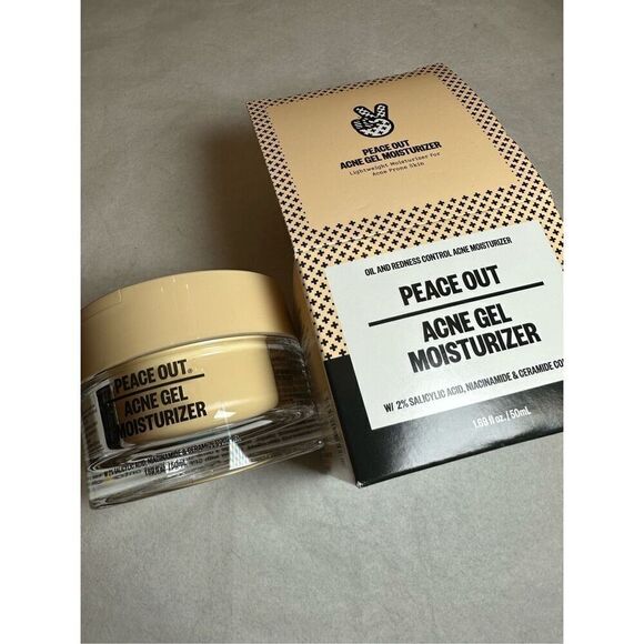 Peace Out 2% Salicylic Acid Acne Gel Moisturizer 1.7 oz / 50 ml - Picture 1 of 5